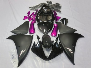 Buy 2009-2011 Yamaha YZF 1000 R1 Motorcycle Fairings - Glossy Black Matte Black Pink UK