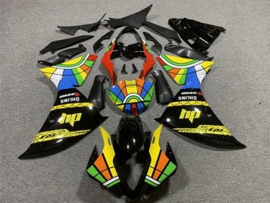 Buy 2009-2011 Yamaha YZF 1000 R1 Motorcycle Fairings - Black Yellow HP Color Wheel UK