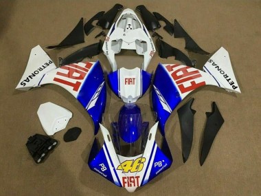 Buy 2009-2011 Yamaha YZF 1000 R1 Motorcycle Fairings - White Blue Red Fiat Petronas UK