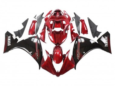 Buy 2009-2011 Yamaha YZF 1000 R1 Motorcycle Fairings - Red Glossy Black UK