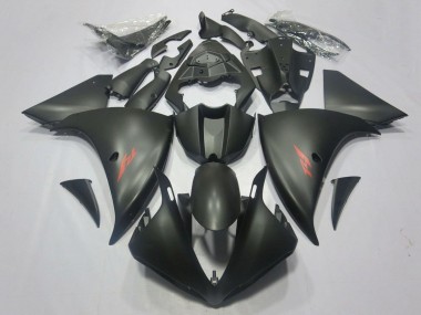 Buy 2009-2011 Yamaha YZF 1000 R1 Motorcycle Fairings - Matte Black Red Decal UK