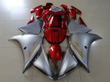 Buy 2009-2011 Yamaha YZF 1000 R1 Motorcycle Fairings - Silver Red UK