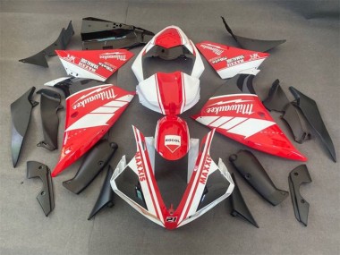 Buy 2009-2011 Yamaha YZF 1000 R1 Motorcycle Fairings - White Red Black Milwaukee UK