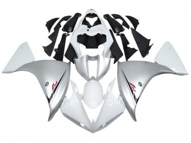 Buy 2009-2011 Yamaha YZF 1000 R1 Motorcycle Fairings - White Silver Black UK