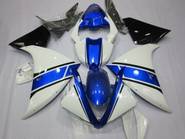 Buy 2009-2011 Yamaha YZF 1000 R1 Motorcycle Fairings - White Blue Black UK