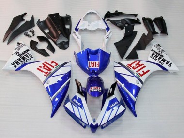 Buy 2009-2011 Yamaha YZF 1000 R1 Motorcycle Fairings - White Blue Red Fiat UK