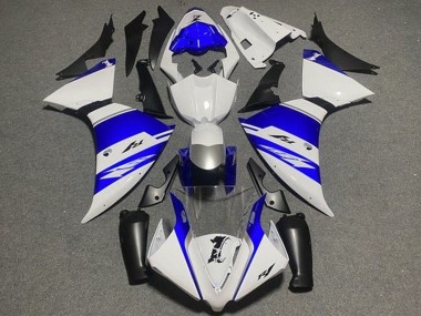 Buy 2009-2011 Yamaha YZF 1000 R1 Motorcycle Fairings - White Blue Silver Black Stripe UK