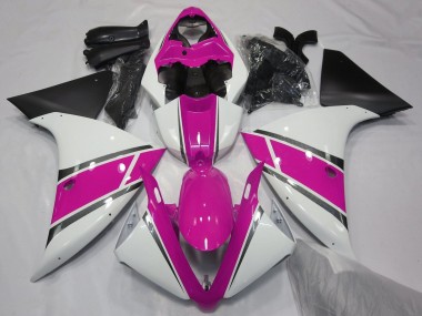 Buy 2009-2011 Yamaha YZF 1000 R1 Motorcycle Fairings - White Pink Black UK