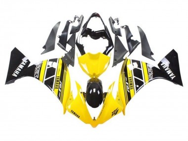 Buy 2009-2011 Yamaha YZF 1000 R1 Motorcycle Fairings - Yellow White Black Stripe UK