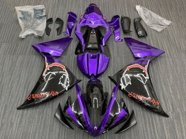 Buy 2012-2014 Yamaha YZF 1000 R1 Motorcycle Fairings - Purple Glossy Black Red Joker UK