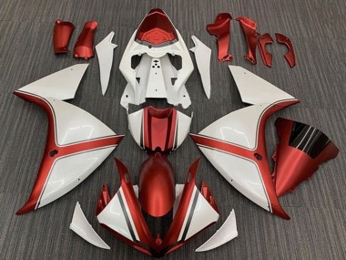 Buy 2012-2014 Yamaha YZF 1000 R1 Motorcycle Fairings - White Orange UK
