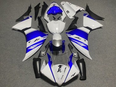 Buy 2012-2014 Yamaha YZF 1000 R1 Motorcycle Fairings - White Blue Black Silver Stripe UK