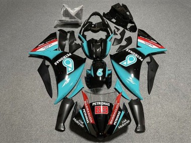Buy 2012-2014 Yamaha YZF 1000 R1 Motorcycle Fairings - Glossy Black Blue Petronas UK
