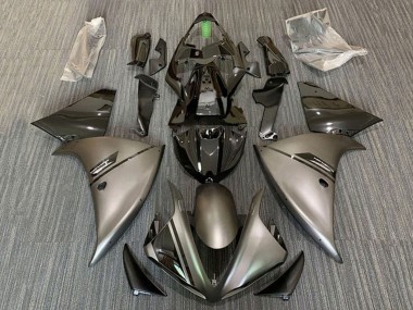Buy 2012-2014 Yamaha YZF 1000 R1 Motorcycle Fairings - Matte Grey Glossy Black UK