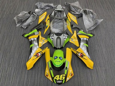 Buy 2015-2019 Yamaha YZF 1000 R1 Motorcycle Fairings - Yellow Green Shark 46 UK