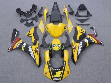 Buy 2015-2019 Yamaha YZF 1000 R1 Motorcycle Fairings - Yellow Red Shark UK