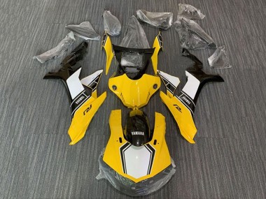 Buy 2015-2019 Yamaha YZF 1000 R1 Motorcycle Fairing Kits - Yellow White Black UK