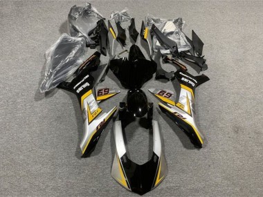 Buy 2015-2019 Yamaha YZF 1000 R1 Motorcycle Fairings - Silver Yellow Glossy Black UK