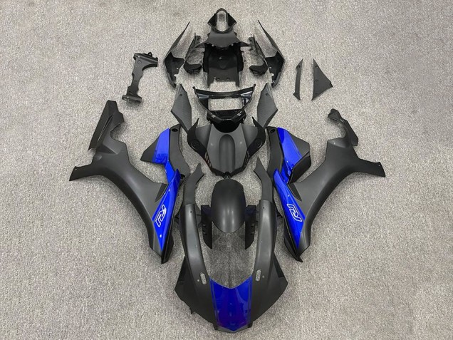 2015-2019 Yamaha YZF 1000 R1 Motorcycle Fairings - Matte Black Blue UK