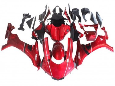 Buy 2015-2019 Yamaha YZF 1000 R1 Motorcycle Fairing - Red Black White Stripe UK