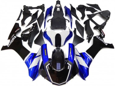 Buy 2015-2019 Yamaha YZF 1000 R1 Motorcycle Fairing Kits - Blue White Glossy Black UK