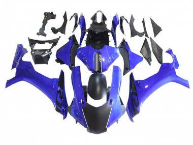 Buy 2015-2019 Yamaha YZF 1000 R1 Motorcycle Fairings - Blue Matte Black UK