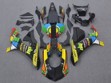 Buy 2015-2019 Yamaha YZF 1000 R1 Motorcycle Fairings - Black Green White Yellow Red Black Color Wheel HP UK