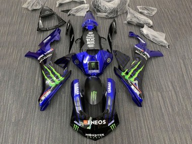 Buy 2015-2019 Yamaha YZF 1000 R1 Motorcycle Fairings - Blue Black Monster ENEOS UK