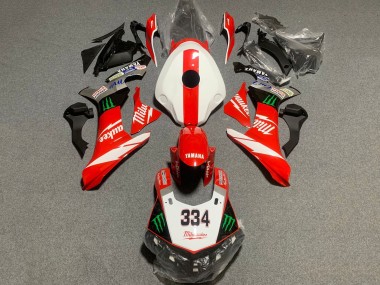 Buy 2015-2019 Yamaha YZF 1000 R1 Motorcycle Fairings - White Red Black Green Monster Milwaukee 334 UK