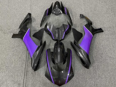 Buy 2015-2019 Yamaha YZF 1000 R1 Motorcycle Fairing - Faux Carbon Fiber Purple UK