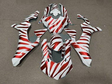 Buy 2015-2019 Yamaha YZF 1000 R1 Motorcycle Fairings - White Red Zebra UK