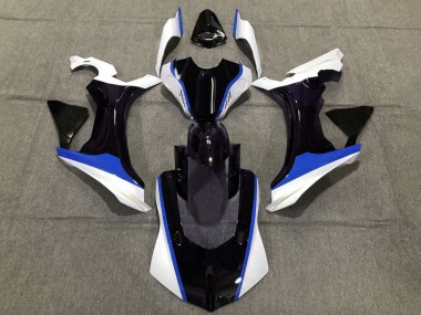 Buy 2015-2019 Yamaha YZF 1000 R1 Motorcycle Fairings - White Glossy Black Blue UK