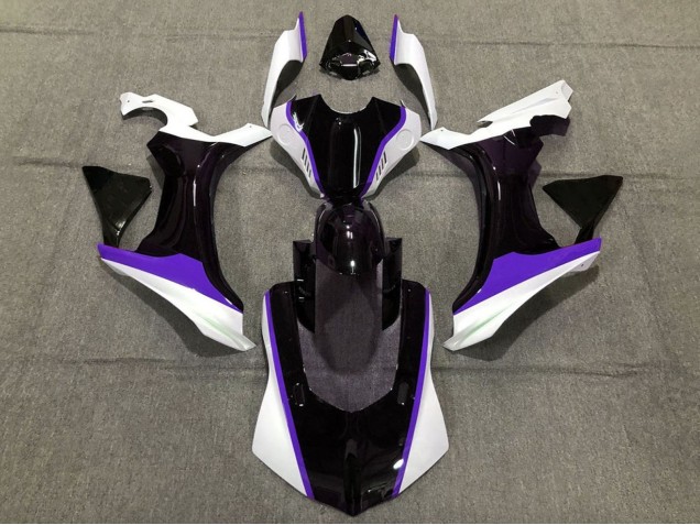 2015-2019 Yamaha YZF 1000 R1 Motorcycle Fairings - White Glossy Black Purple UK