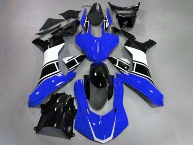 Buy 2015-2019 Yamaha YZF 1000 R1 Motorcycle Fairing - Blue White Glossy Black UK