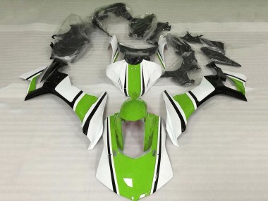 Buy 2015-2019 Yamaha YZF 1000 R1 Motorcycle Fairings - White Green Black UK