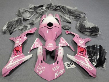 Buy 2020-2025 Yamaha YZF 1000 R1 Motorcycle Fairings - Pink White Kirby UK