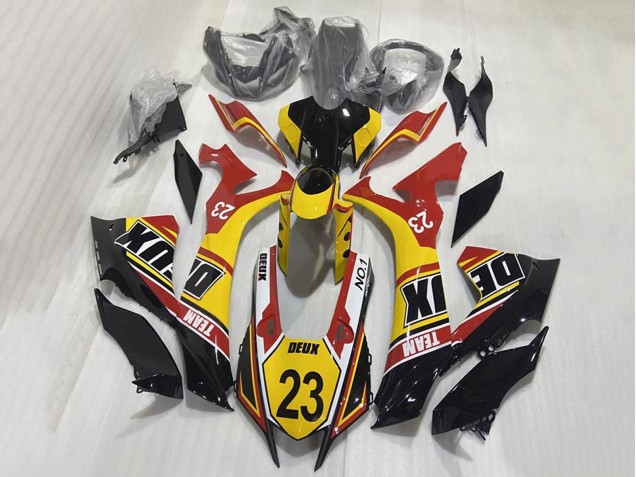 2020-2025 Yamaha YZF 1000 R1 Motorcycle Fairings - White Yellow Red Black UK