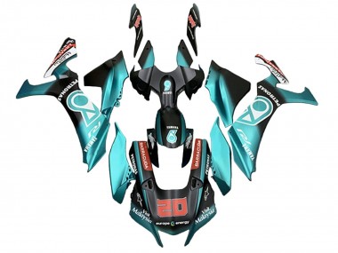 Buy 2020-2025 Yamaha YZF 1000 R1 Motorcycle Fairings - Turquoise Blue Matte Black Petronas UK