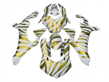 Buy 2020-2025 Yamaha YZF 1000 R1 Motorcycle Fairings - White Gold Zebra UK