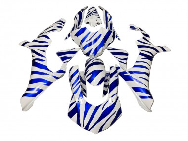 Buy 2020-2025 Yamaha YZF 1000 R1 Motorcycle Fairings - White Blue Zebra UK