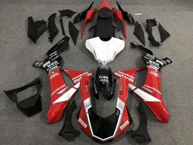 Buy 2020-2025 Yamaha YZF 1000 R1 Motorcycle Fairings - Red White Glossy Black Sam UK