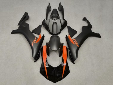 Buy 2020-2025 Yamaha YZF 1000 R1 Motorcycle Fairings - Glossy Black Matte Black Orange UK