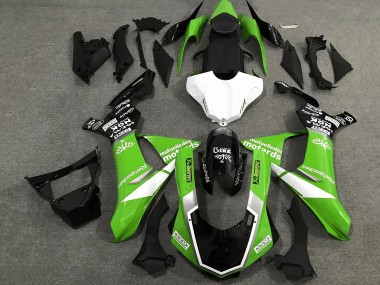 Buy 2020-2025 Yamaha YZF 1000 R1 Motorcycle Fairings - Green White Glossy Black Sam UK