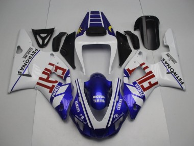 Buy 1998-1999 Yamaha YZF 1000 R1 Motorcycle Fairings - White Blue Red Yellow Fiat Petronas Motul UK