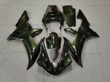 Buy 2002-2003 Yamaha YZF 1000 R1 Motorcycle Fairings - Dark Green Chameleon UK