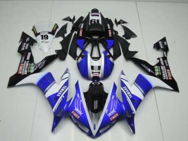 Buy 2004-2006 Yamaha YZF 1000 R1 Motorcycle Fairings - Blue White Black Fimer Yamalube UK