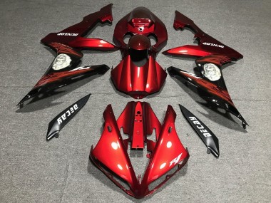 Buy 2004-2006 Yamaha YZF 1000 R1 Motorcycle Fairing - Red Matte Black UK