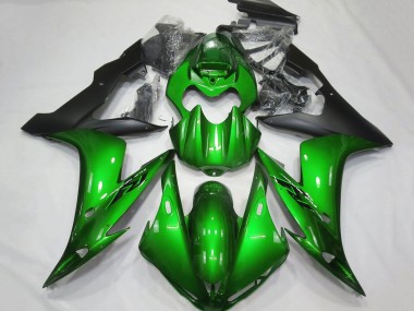 Buy 2004-2006 Yamaha YZF 1000 R1 Motorcycle Fairings - Green Matte Black UK
