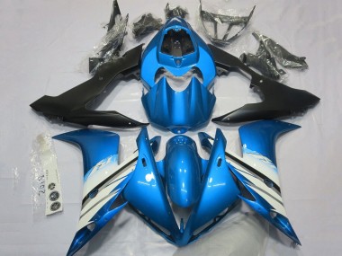 Buy 2004-2006 Yamaha YZF 1000 R1 Motorcycle Fairings - Light Blue White Matte Black UK