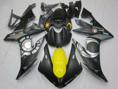Buy 2004-2006 Yamaha YZF 1000 R1 Motorcycle Fairings - Matte Black Silver Yellow UK